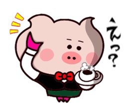 Kissa Butakun sticker #10347356