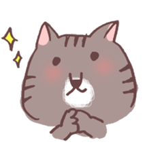 brown tabby cat "Kijineko-chan" sticker #10348091