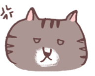 brown tabby cat "Kijineko-chan" sticker #10348110