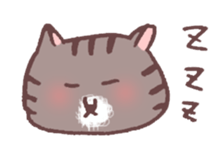 brown tabby cat "Kijineko-chan" sticker #10348117