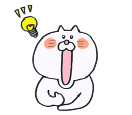 Cat jaw is out sticker #10348527