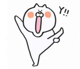 Cat jaw is out sticker #10348555