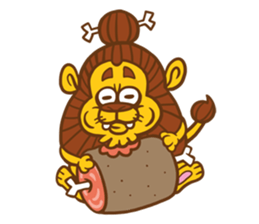 I'm Primitive man sticker #10349498