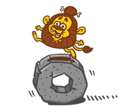 I'm Primitive man sticker #10349516