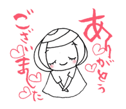 writing brush girl vol.10 sticker #10349882