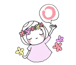 writing brush girl vol.10 sticker #10349885