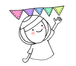 writing brush girl vol.10 sticker #10349892