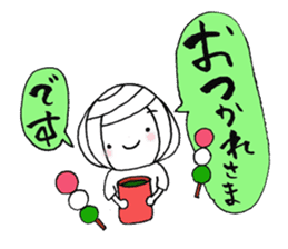 writing brush girl vol.10 sticker #10349900