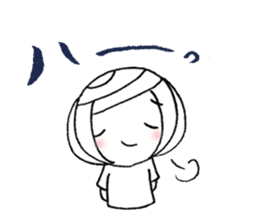 writing brush girl vol.10 sticker #10349902