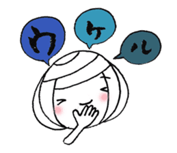 writing brush girl vol.10 sticker #10349903