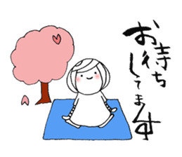 writing brush girl vol.10 sticker #10349908