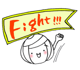 writing brush girl vol.10 sticker #10349919