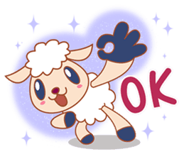 Fortune sheep sticker #10350161
