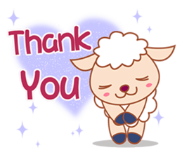 Fortune sheep sticker #10350164