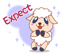 Fortune sheep sticker #10350167