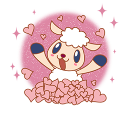 Fortune sheep sticker #10350169