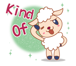 Fortune sheep sticker #10350194