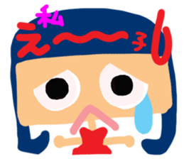 Girl of reaction sticker #10350520