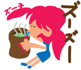 Girl of reaction sticker #10350524