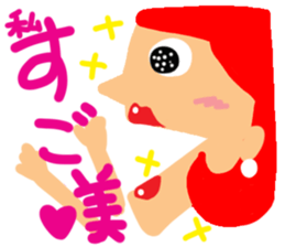 Girl of reaction sticker #10350527