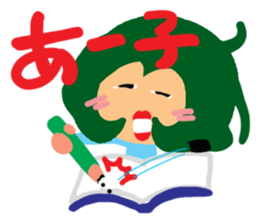 Girl of reaction sticker #10350537