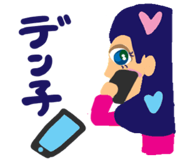 Girl of reaction sticker #10350545