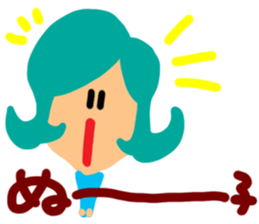 Girl of reaction sticker #10350551