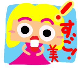 Girl of reaction sticker #10350558