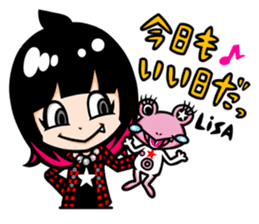 LiSA "Today's Another Great Day!" sticker #10350682