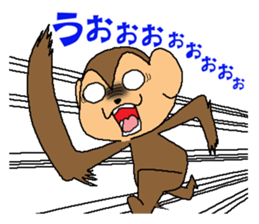 Sometimes black monkey sticker #10350925