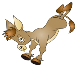 Hustle Donkey sticker #10351177