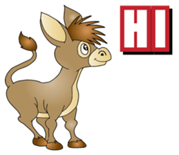 Hustle Donkey sticker #10351184