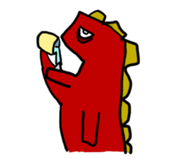 Strange breath thing sticker #10351482