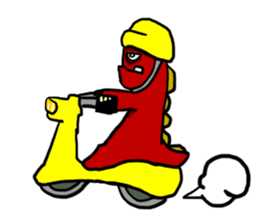 Strange breath thing sticker #10351502