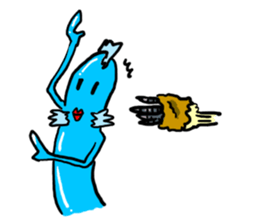 Strange breath thing sticker #10351512