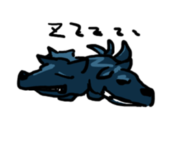 Strange breath thing sticker #10351517