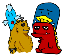 Strange breath thing sticker #10351519