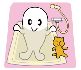 Monster in a town sticker #10351542