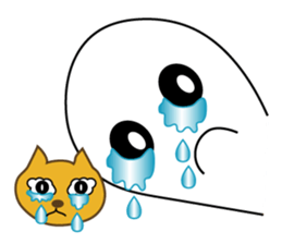 Monster in a town sticker #10351552