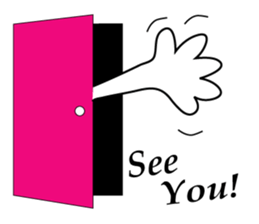 Monster in a town sticker #10351559