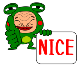 The Green Frog Man Vol.5 sticker #10351579