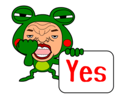 The Green Frog Man Vol.5 sticker #10351590