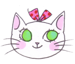 To cat lovers,lovable stickers fr Japan sticker #10351614