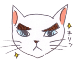 To cat lovers,lovable stickers fr Japan sticker #10351615