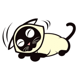 Kapi the Siamese cat sticker #10351763