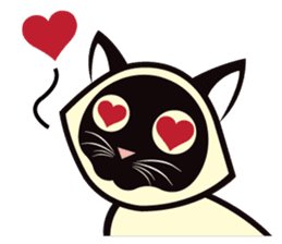 Kapi the Siamese cat sticker #10351765