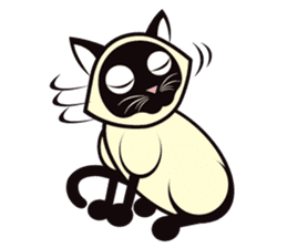Kapi the Siamese cat sticker #10351768