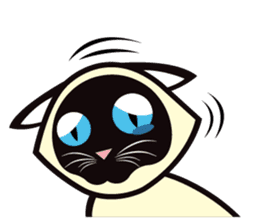 Kapi the Siamese cat sticker #10351771