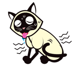 Kapi the Siamese cat sticker #10351774