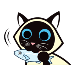 Kapi the Siamese cat sticker #10351775